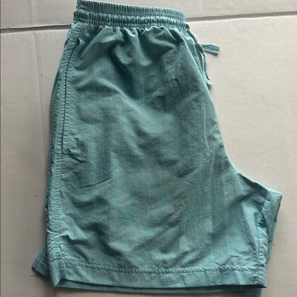 ✨🩵RareVtg 90s Champion Shorts Mens SMALL Teal Blue Athletic Gym NylonLined Retro - Picture 10 of 16